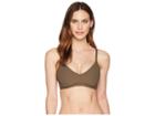 Seafolly Inka Rib D-cup Bralette (dark Olive) Women's Swimwear