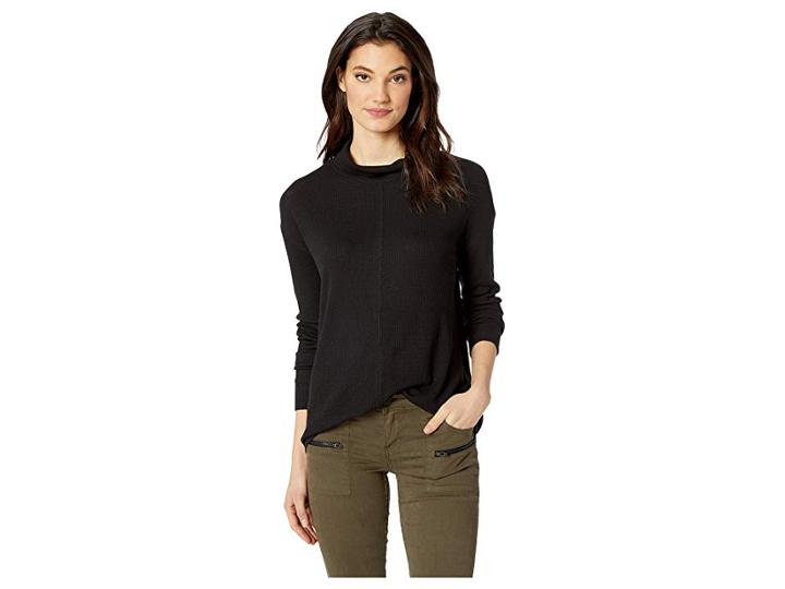 Sanctuary Highroad Thermal Tee (black) Women's T Shirt