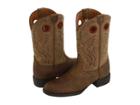 Ariat Kids Heritage Stockman (toddler/little Kid/big Kid) (distresed Brown/brown Bomber) Cowboy Boots