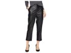 1.state Slim Leg Seamed Faux Leather Pants (rich Black) Women's Casual Pants