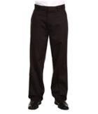 Dockers Never-irontm Essential Khaki D3 Classic Fit Flat Front Pant (black) Men's Casual Pants