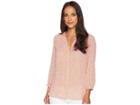Nydj Blouse W/ Pleated Back (sundial Blaze) Women's Blouse