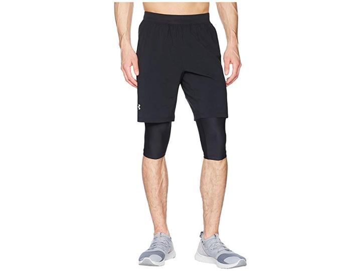 Under Armour Launch Sw Long Shorts (black) Men's Shorts