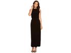 Kamalikulture By Norma Kamali Sleeveless Low Back Gown (black) Women's Dress
