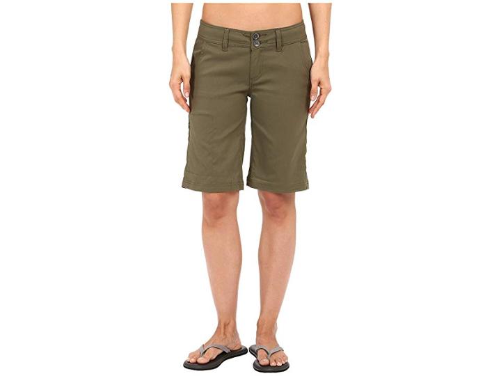 Prana Halle Shorts (cargo Green) Women's Shorts