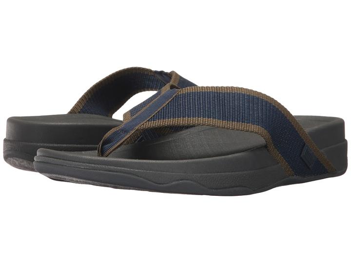 Fitflop Surfer (midnight Navy/dark Olive) Men's Sandals