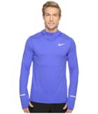 Nike Dry Element Running Hoodie (paramount Blue/reflective Silver) Men's Sweatshirt