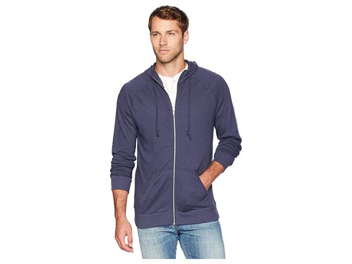 Alternative Weekender Zip Hoodie (dark Navy) Men's Sweatshirt