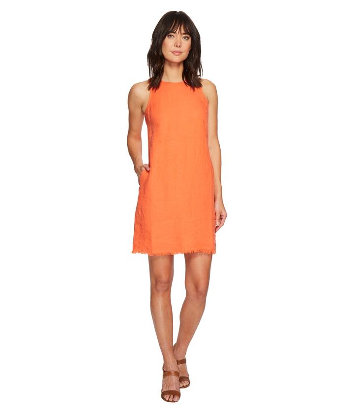 Tommy Bahama Two Palms Sleeveless Short Dress (burnt Coral) Women's Dress