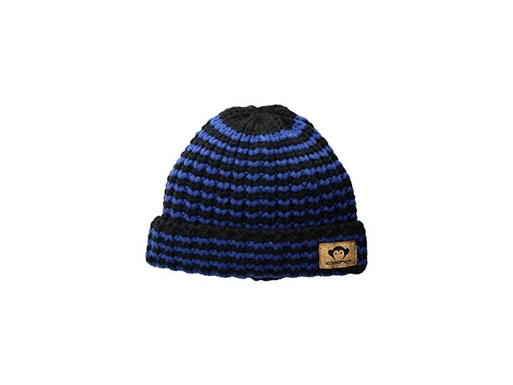 Appaman Kids Soft Thick Knit Folded Bottom Kyle Hat (infant/toddler/little Kids/big Kids) (true Blue) Caps