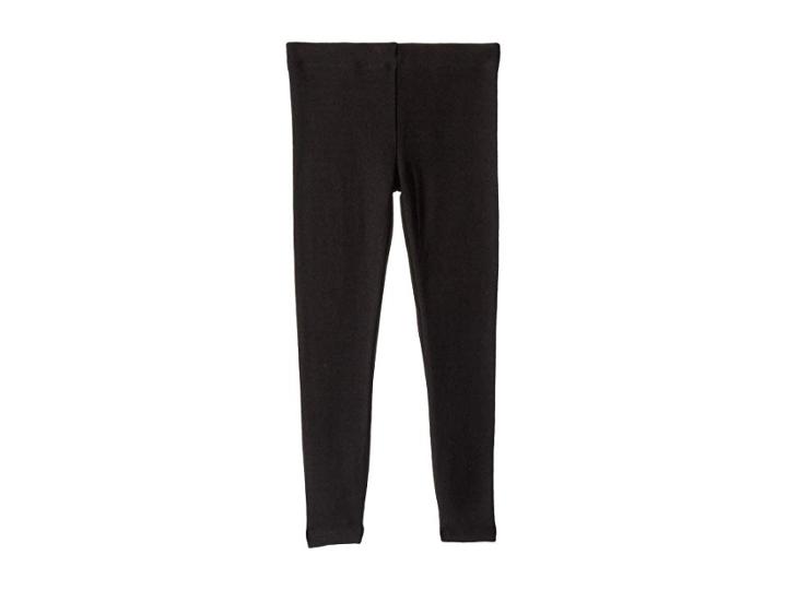 Chaser Kids Extra Soft Classic Leggings (toddler/little Kids) (true Black) Girl's Casual Pants