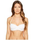 Kate Spade New York Half Moon Bay #58 Underwire Bikini Top W/ Soft Cups (white) Women's Swimwear