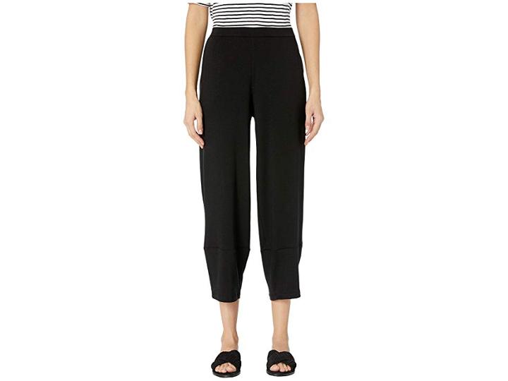 Eileen Fisher Lantern Ankle Pants (black) Women's Casual Pants