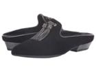 The Flexx Sofia (black/canna Di Fucile Camoscio/orme) Women's  Shoes