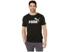 Puma Ess Logo Tee (cotton Black) Men's T Shirt