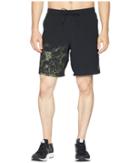 New Balance Printed Max Intensity Shorts (black Multi) Men's Shorts