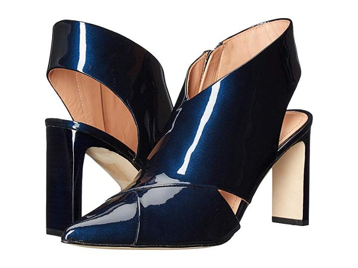Sigerson Morrison Halima (navy Patent) Women's Shoes