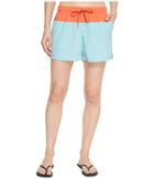 Columbia Sandy Rivertm Color Blocked Shorts (iceberg/zing/tuscan) Women's Shorts