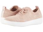 Fitflop F-sporty Uberknit Sneakers (neon Blush/urban White) Women's Lace Up Casual Shoes
