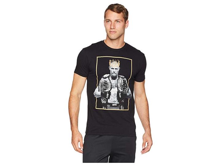 Reebok Mcgregor King 2 Belts Tee (black) Men's Clothing