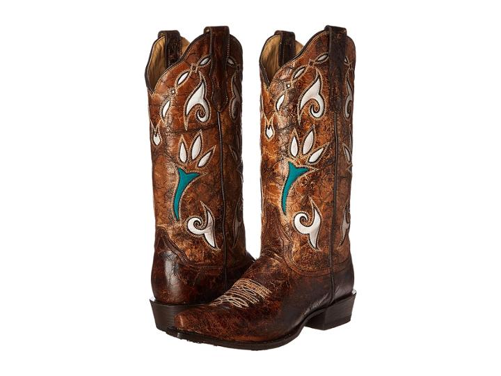 Stetson Vintage Tulip (distressed Vintage Brown) Women's Pull-on Boots