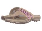 Columbia Santiam Flip (oxford Tan/intense Violet) Women's Shoes