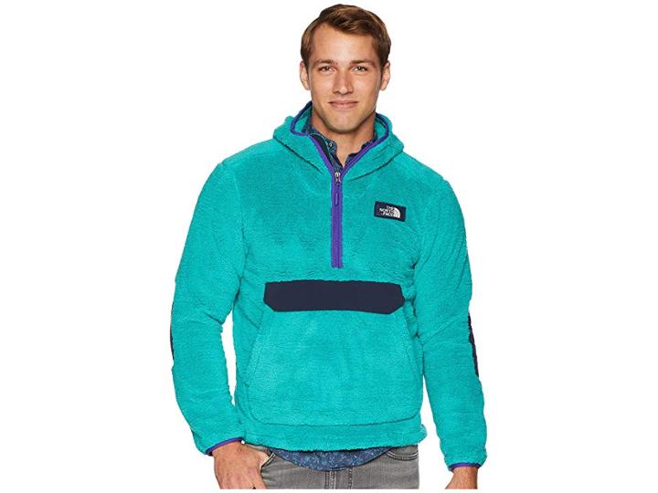 The North Face Campshire Pullover Hoodie (porcelain Green/urban Navy) Men's Sweatshirt