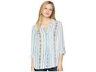 Nic+zoe Beach Stripe Top (multi) Women's Clothing