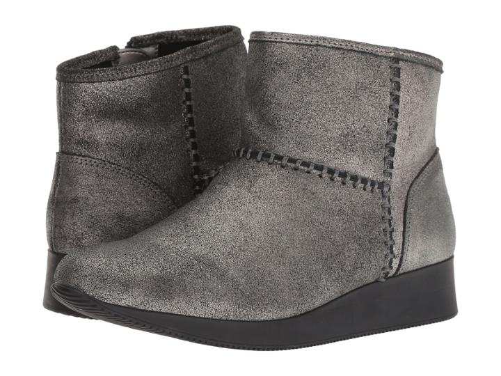 Naturalizer Julian (zinc Pewter Metallic Suede) Women's Shoes
