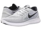 Nike Free Rn (white/pure Platinum/black) Women's Running Shoes
