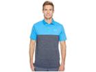 Under Armour Golf Playoff Polo Blocked (mako Blue/academy/overcast Gray) Men's Clothing