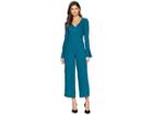 J.o.a. Bell Sleeve Jumpsuit (jade) Women's Jumpsuit & Rompers One Piece