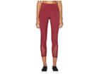 Kate Spade New York Athleisure Micro Mesh Leggings (deep Garnet) Women's Casual Pants