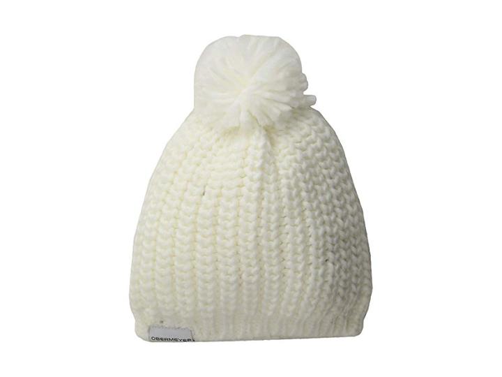 Obermeyer Kids Lee Knit Hat (infant/toddler/little Kids/big Kids) (white) Caps