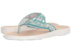 Tommy Bahama Charlotte Palms (turquiose) Women's Shoes