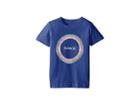 Hurley Kids Circle Distress Tee (little Kids) (game Royal) Boy's T Shirt