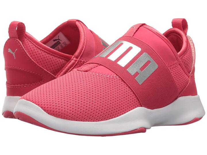 Puma Kids Puma Dare (little Kid/big Kid) (paradise Pink/puma Silver) Girls Shoes
