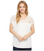 Rock And Roll Cowgirl Dolman Sleeve 49t3546 (white) Women's Clothing