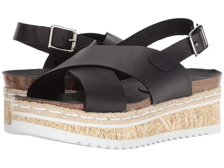 Cordani Motivo (black Leather) Women's Wedge Shoes