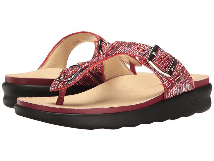Sas Sanibel (rainbow Red) Women's Shoes