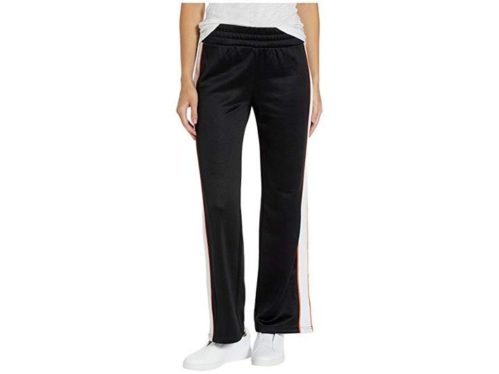 Juicy Couture Wide Leg Tricot Pants (pitch Black) Women's Casual Pants