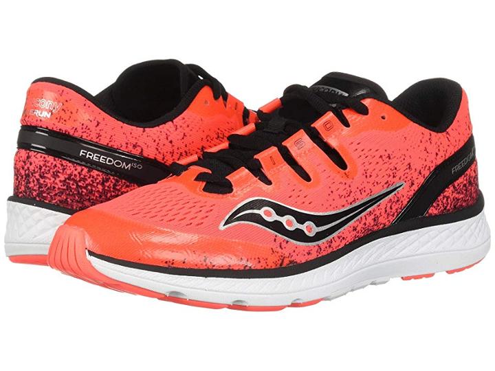 Saucony Kids Freedom Iso (little Kid/big Kid) (vizi Red/black) Boys Shoes