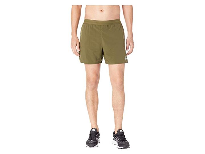 Nike Flex Stride 5 Running Short (olive Canvas/campfire Orange) Men's Shorts