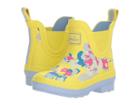 Joules Kids Wellibob Chelsea Boot (toddler/little Kid/big Kid) (yellow Margate Floral) Girls Shoes