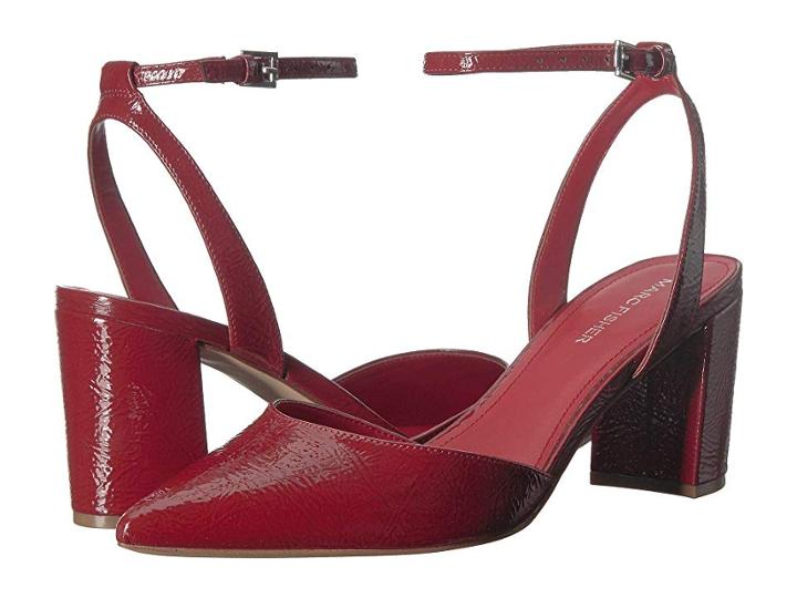 Marc Fisher Ltd Cedrina (red Patent) Women's 1-2 Inch Heel Shoes