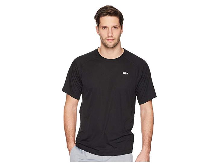 Outdoor Research Echo Tee (black/charcoal) Men's Short Sleeve Pullover