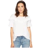 Paige Adalie Top (white) Women's Clothing