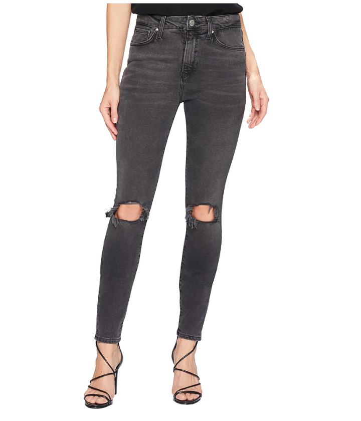 Mavi Jeans Lucy Super Skinny In Smoke Ripped (smoke Ripped) Women's Jeans