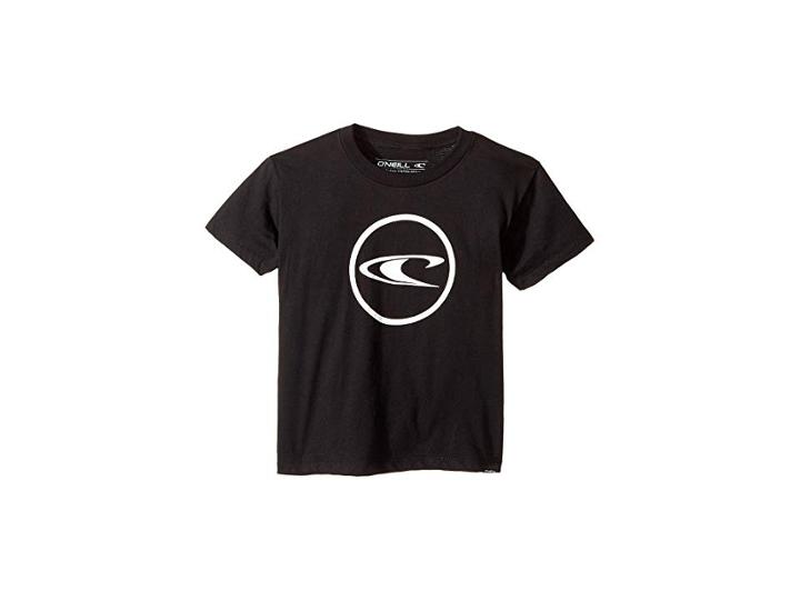 O'neill Kids Iron Worker Screen Short Sleeve Tee (toddler/little Kids) (black) Boy's T Shirt
