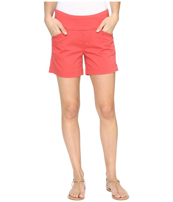 Jag Jeans Ainsley Pull-on 5 Shorts In Bay Twill (coral Spice) Women's Shorts